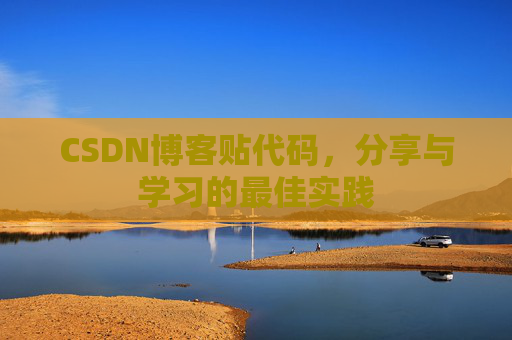 CSDN博客贴代码，分享与学习的最佳实践